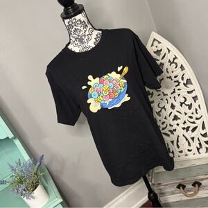 Drew House Cereal Bowl Short Sleeve Crew Neck Graphic T-Shirt Size Large Tee